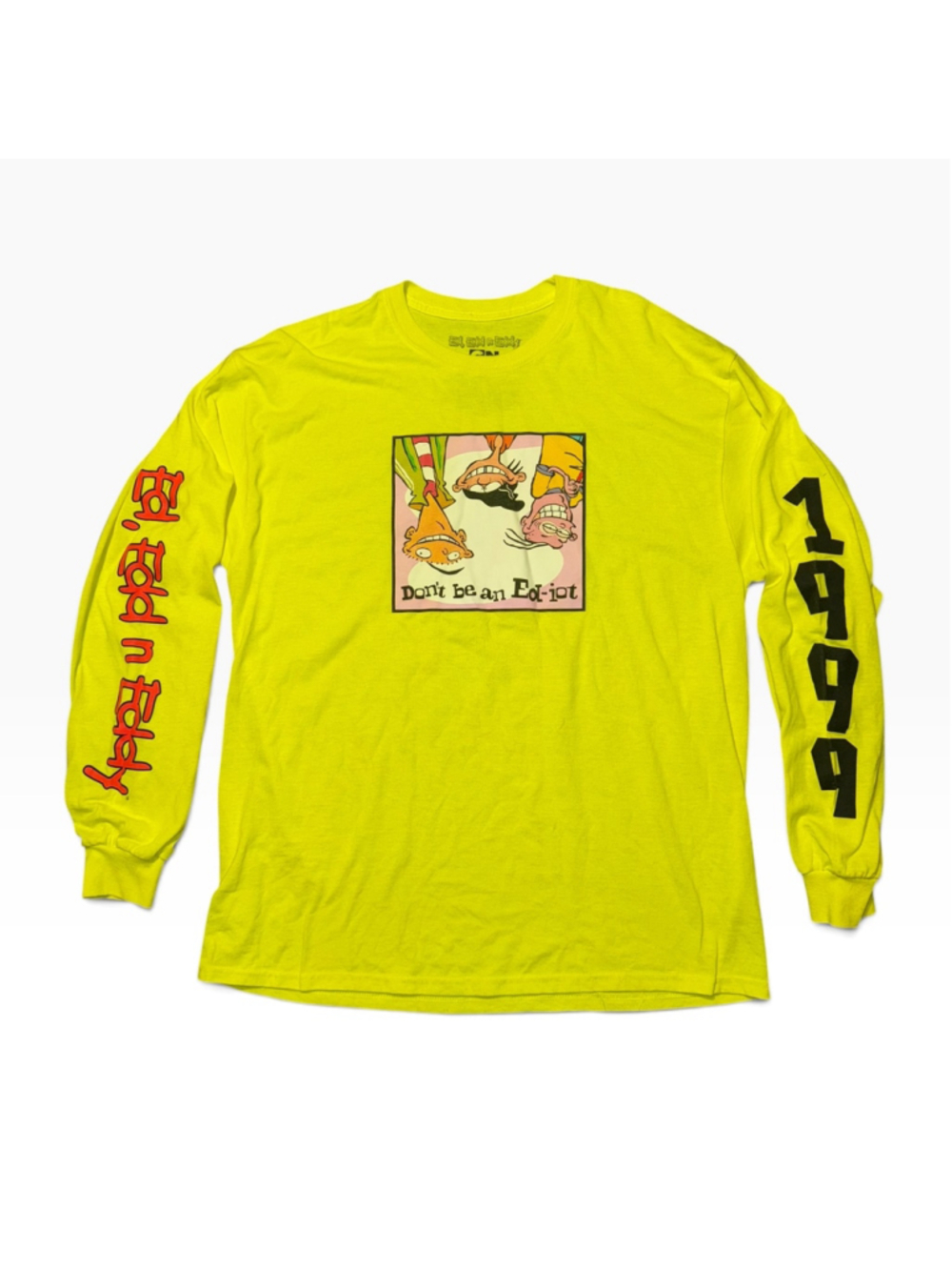 Cartoon Network Ed, Edd n Eddy Long Sleeve Tee Shirt Size XL
